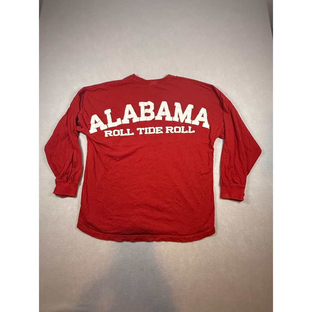 Pressbox Alabama Crimson Tide Long Sleeve Spirit Jersey Red Women Small
